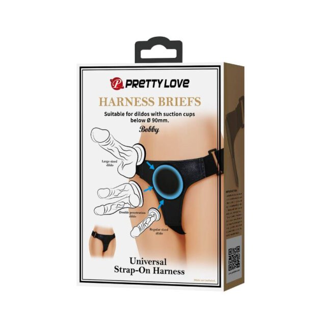 Pretty Love Universal Harness Briefs black