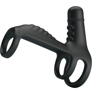 Pretty Love Vibro Penis enlargement sheath black