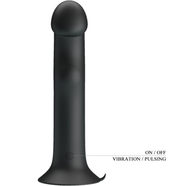 Pretty Love Murray Vibro Saugnapf Dildo schwarz