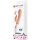 Pretty Love Bloody Mary vibrator with clitoris stimulator skin-colored