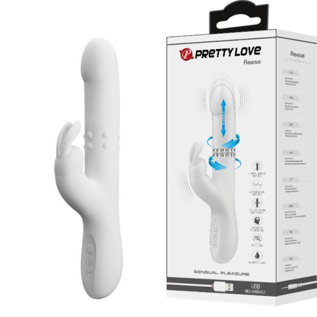 Pretty Love Rabbit Vibrator kristall klar