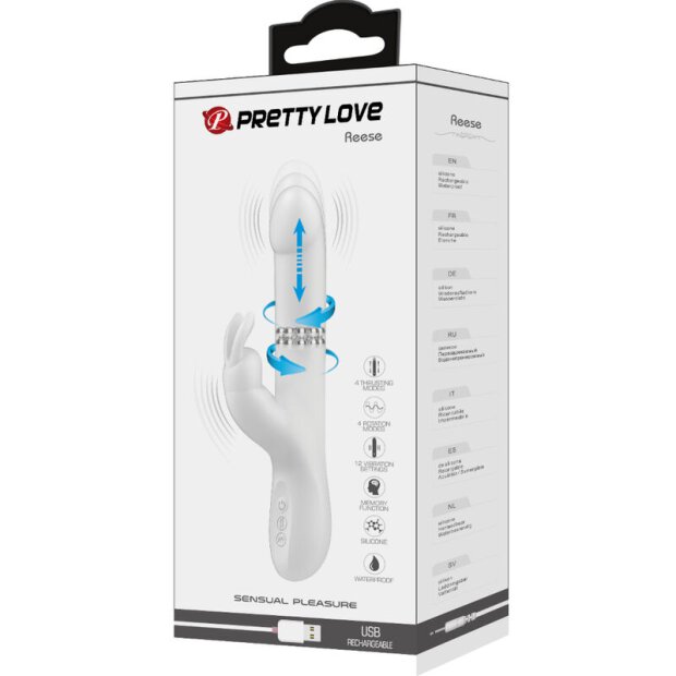 Pretty Love Rabbit Vibrator kristall klar