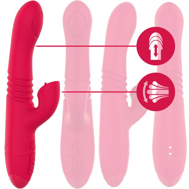 Intense Dua Vibrateur Miltifonction avec Langue rouge