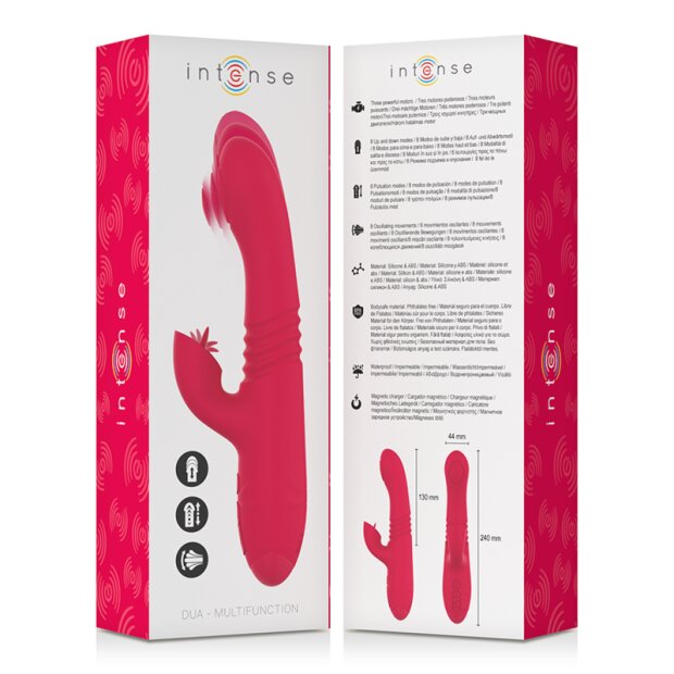 Intense Dua Vibrateur Miltifonction avec Langue rouge