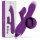 Intense multifunction vibrator purple with clitoral stimulation