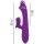 Intense multifunction vibrator purple with clitoral stimulation
