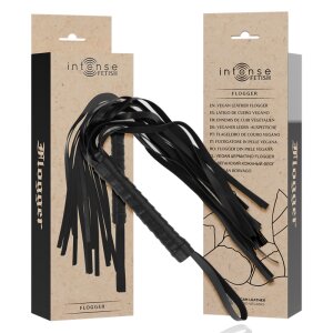 Intense flogger made from vegan leather
