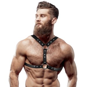 Fetish Submissive Attitude - Chest Harness Double...