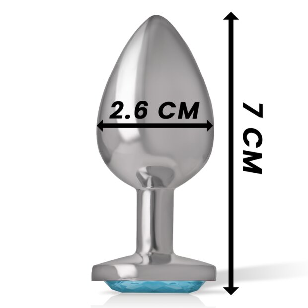 Intense Analplug aus Metall Größe S