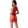 Passion Bodystocking Mini-robe taille unique rouge
