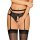 Obsessive -  Pearlove Garter Belt Black  XS/S