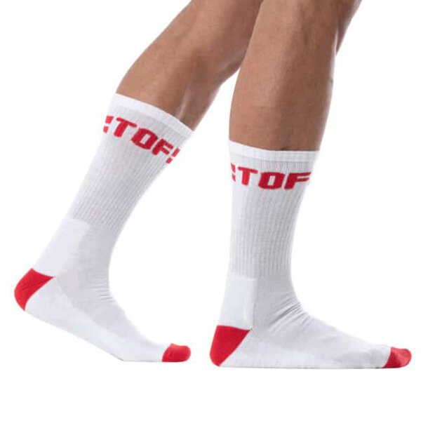 Sport Socks White-red - S/M