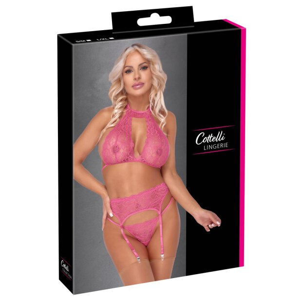 Cottelli LINGERIE - Bra Suspender Set S/M