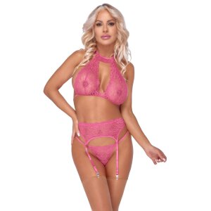 Cottelli LINGERIE - Bra Suspender Set S/M