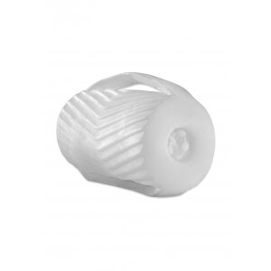 Perfect Fit Masturbator mit Griff transparent