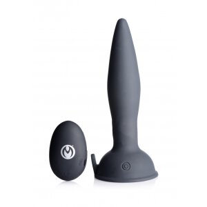 XR Brands Turbo Ass Spinner Silicone Anal Plug with...