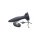 XR Brands Turbo Ass Spinner Silicone Anal Plug with Vibration and Remote Control black