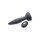 XR Brands Turbo Ass Spinner Silicone Anal Plug with Vibration and Remote Control black