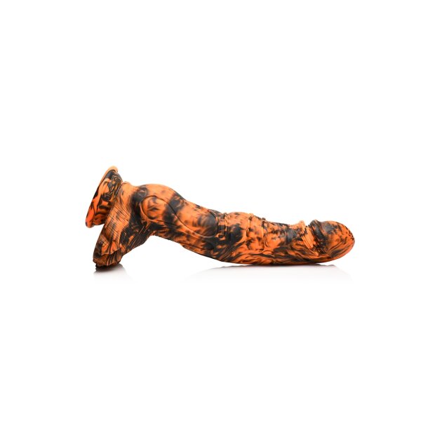 XR Brands Sabretooth Tiger Dildo orange black
