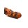 XR Brands Sabretooth Tiger Dildo orange black