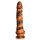 XR Brands Sabretooth Tiger Dildo orange black