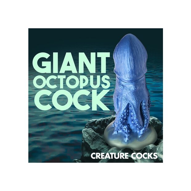 XR Brands Octopus gode bleu