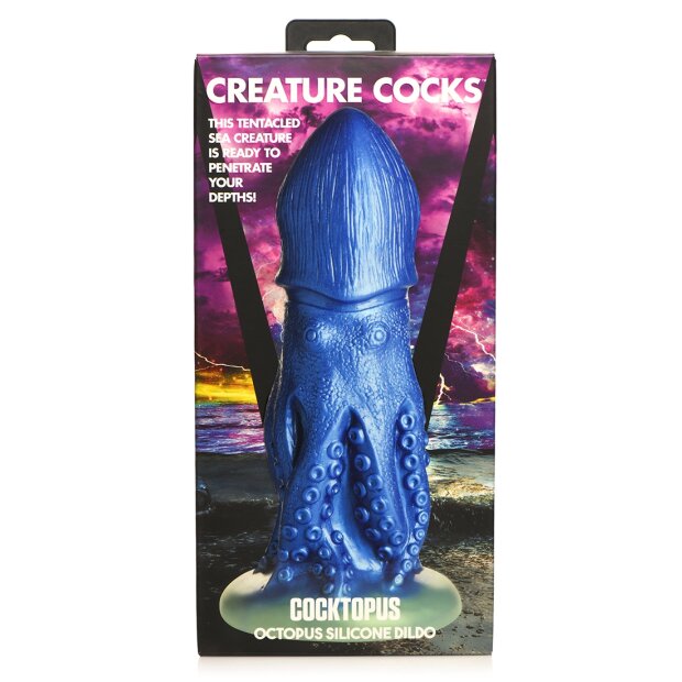 XR Brands Octopus gode bleu