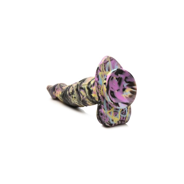 XR Brands Monster Dildo yellow purple black