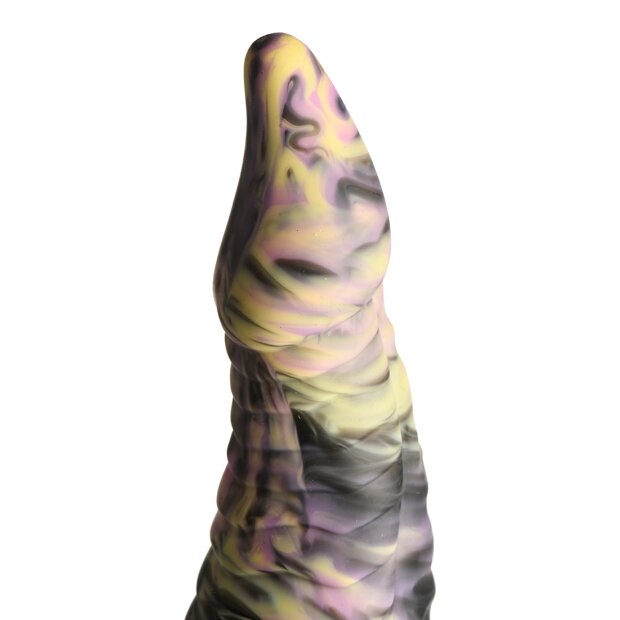 XR Brands Monster Dildo yellow purple black