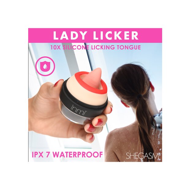 XR Brands Lady Licker Stimulator Zunge mit Vibration schwarz