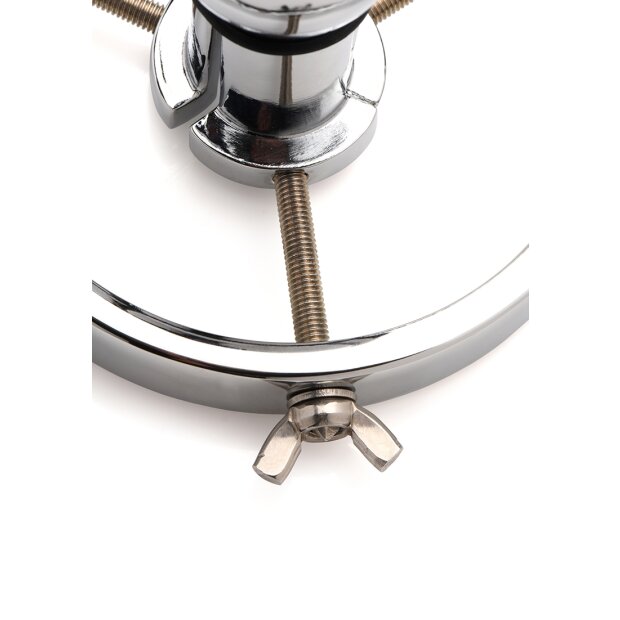 XR Brands Forced Spread Anal Explorer made of stainless steel