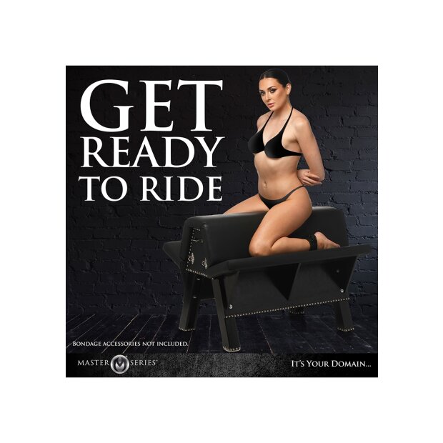 XR Brands Horse Bar Bondage Bench black