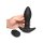 Thunder Plugs Rim Slide Sliding Ring Silicone Butt Plug Black