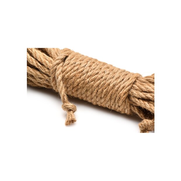 XR Brands Tied Up Jute Bondage Rope 25 ft / 7,6 mtr