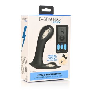 Zeus E-Stim Pro G-Spot Panty Vibe Black