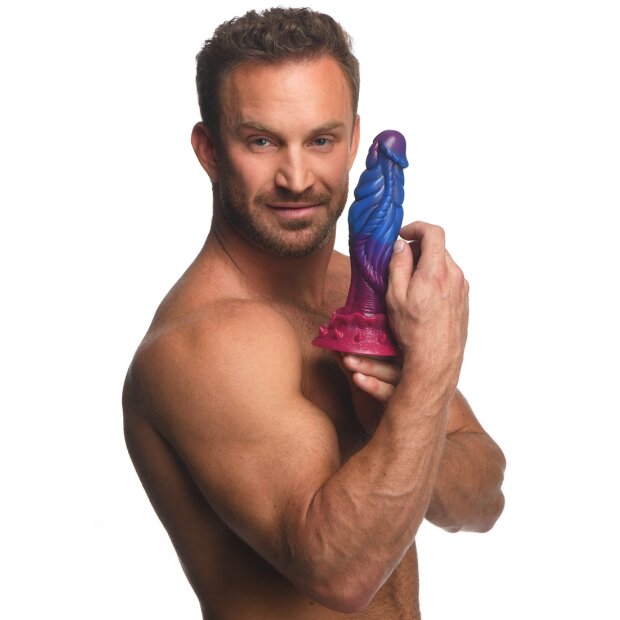 XR Brands Intruder Alien Silicone Dildo Purple