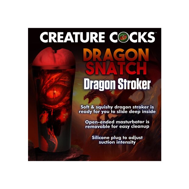 XR Brands Drachen Masturbator rot