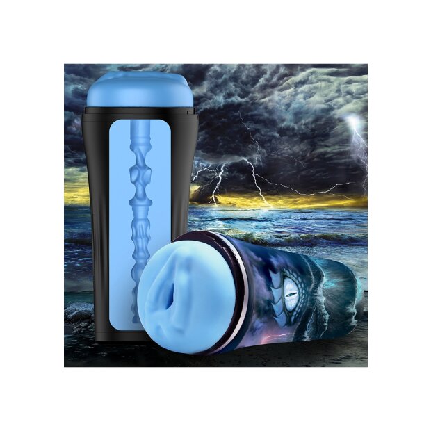 XR Brands Pussidon Sea Monster Masturbator blue