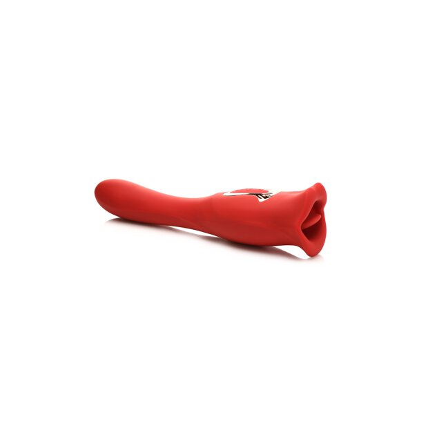 XR Brands Kiss and Tell Pro Kussvibrator rot