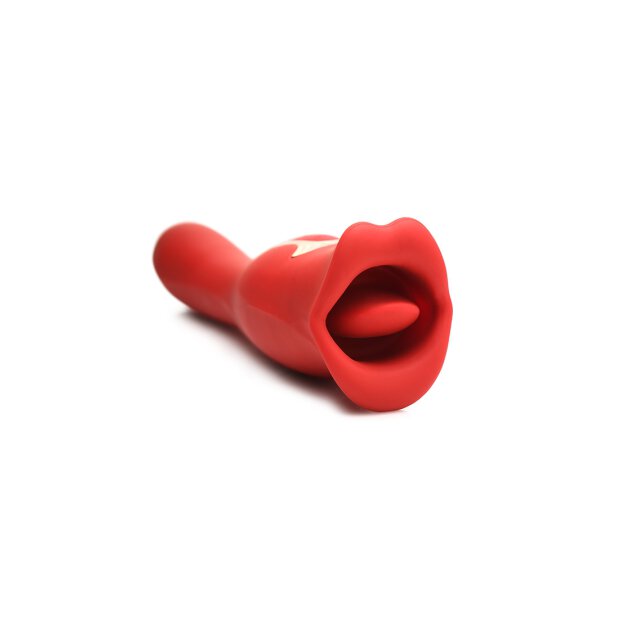 XR Brands Kiss and Tell Pro Kussvibrator rot