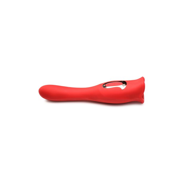 XR Brands Kiss and Tell Pro Kussvibrator rot