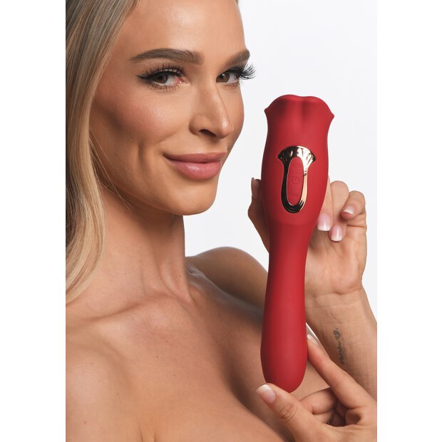 XR Brands Kiss and Tell Pro Kussvibrator rot