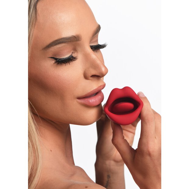 XR Brands Kiss and Tell Pro Kussvibrator rot