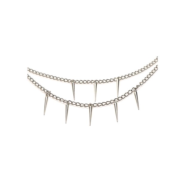 XR Brands double chain nipple clamps silver