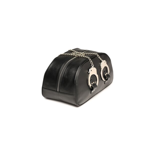 XR Brands bag with handcuff handles black
