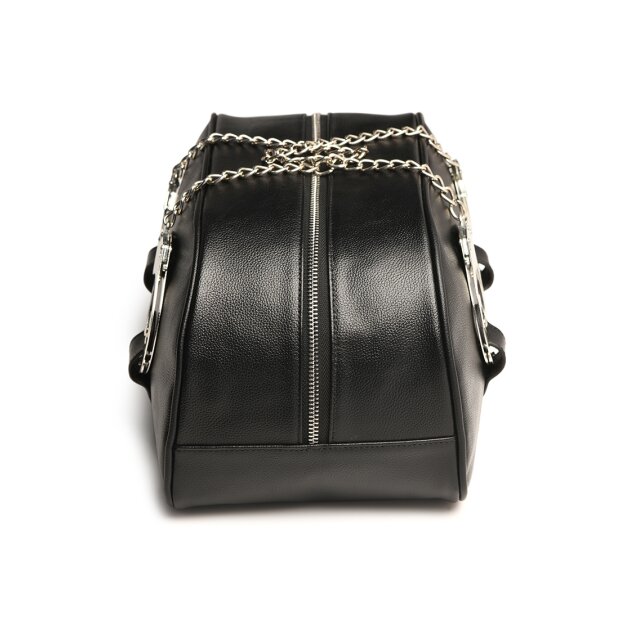 XR Brands bag with handcuff handles black