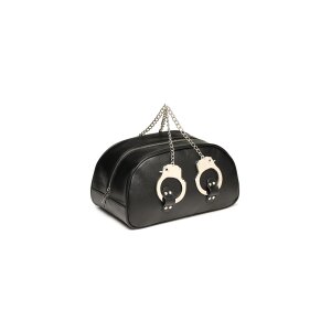 XR Brands bag with handcuff handles black