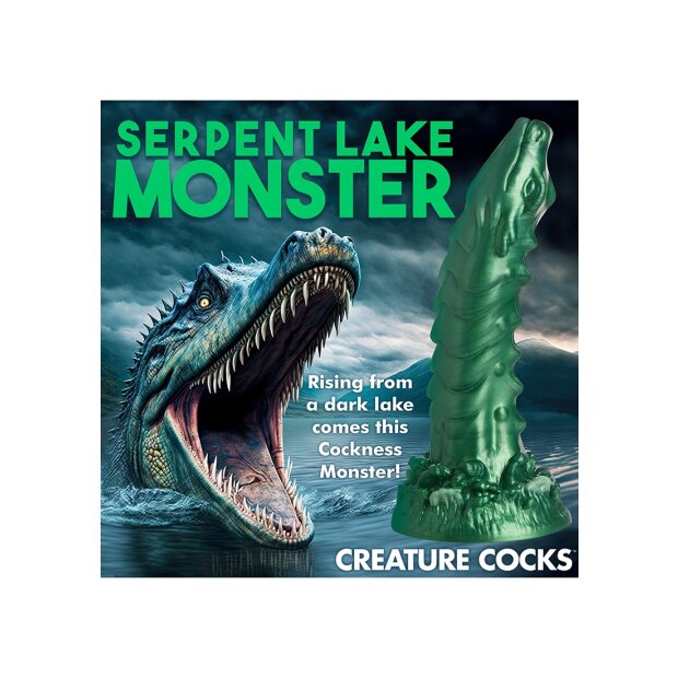 XR Brands Cockness Monster - Seeungeheuer Dildo grün