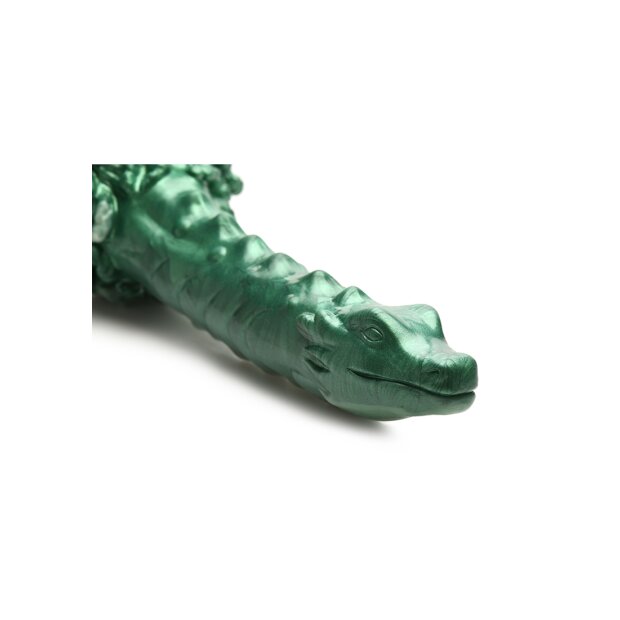 XR Brands Cockness Monster - Seeungeheuer Dildo grün