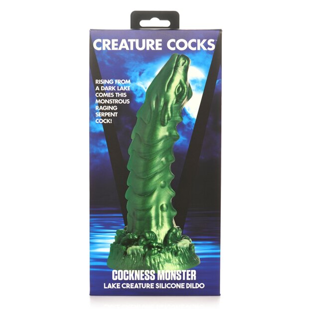 XR Brands Cockness Monster - Seeungeheuer Dildo grün